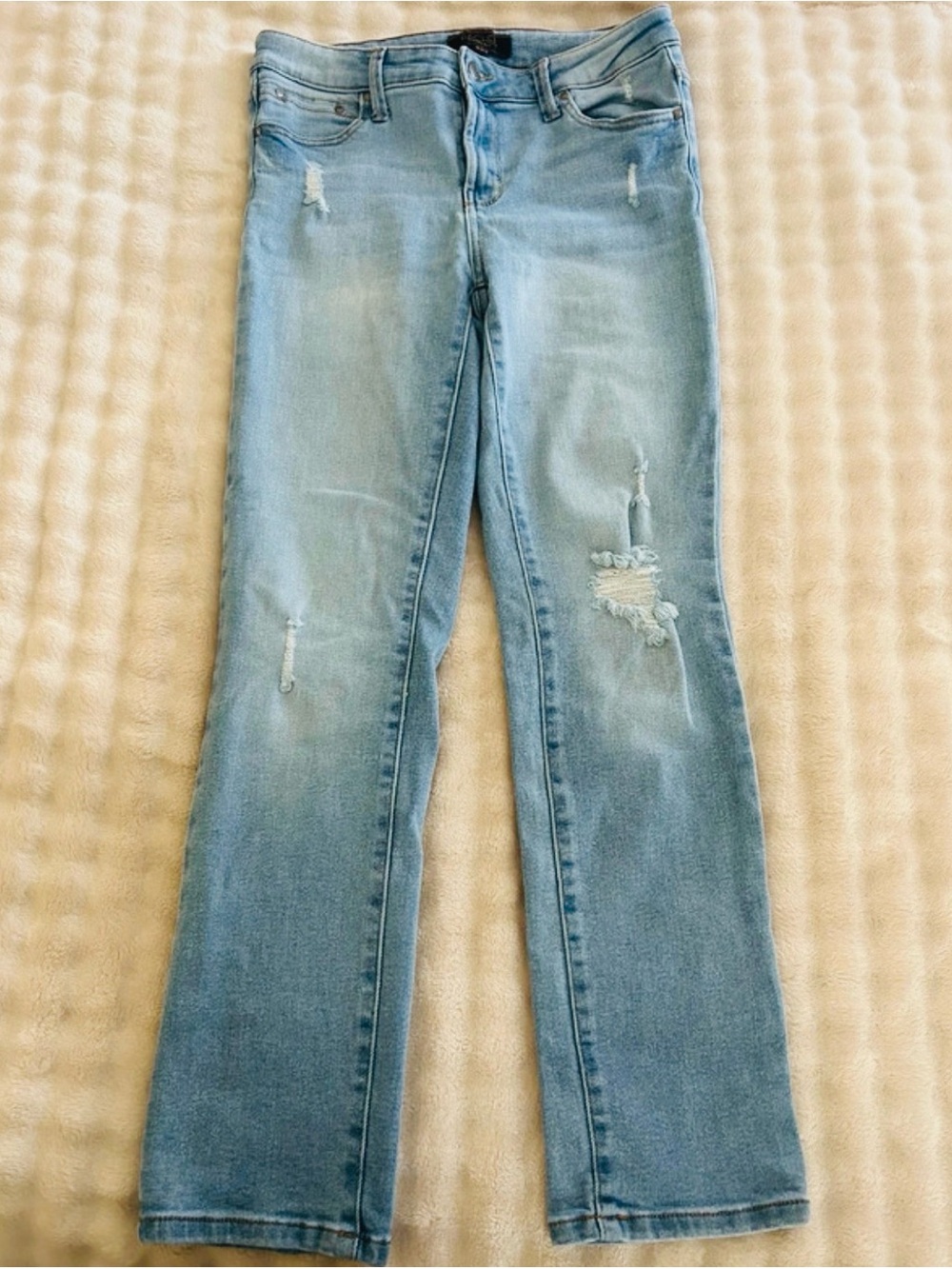 Rachel Roy Blue Distressed Women's Jeans